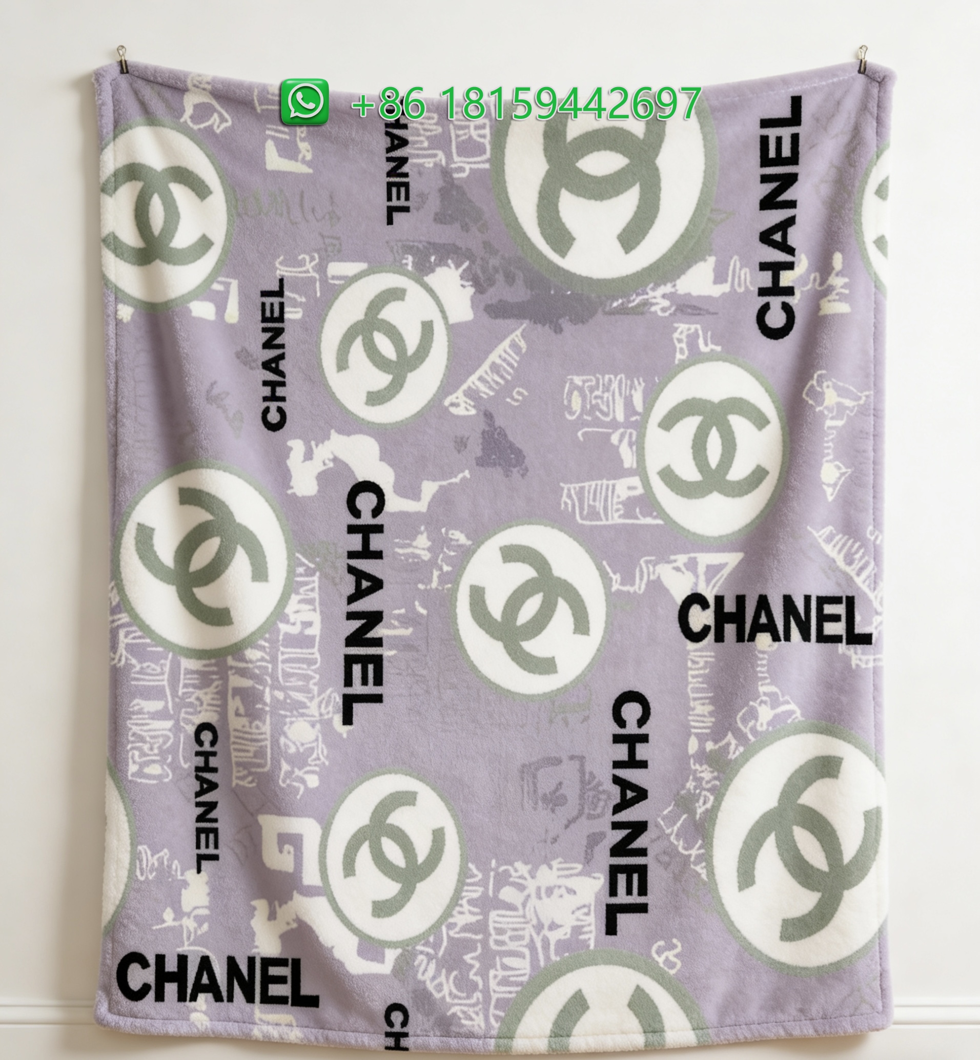 Chanel Throw Blankets